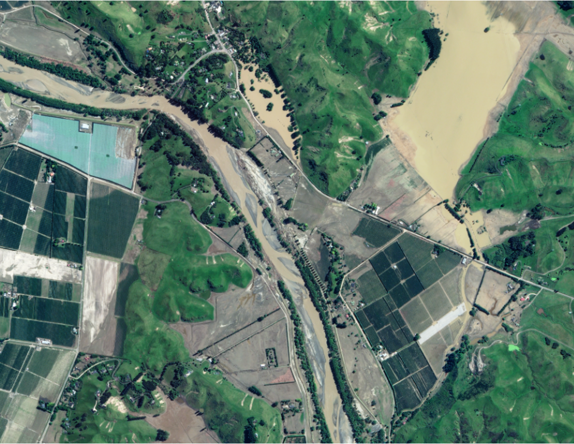 CC BY 4.0 LINZ – Cyclone Gabrielle North Island 0.5m Satellite Imagery (21 February 2023)