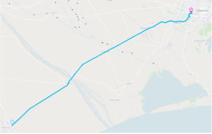 Figure 4 - Chch to Ash map NEW