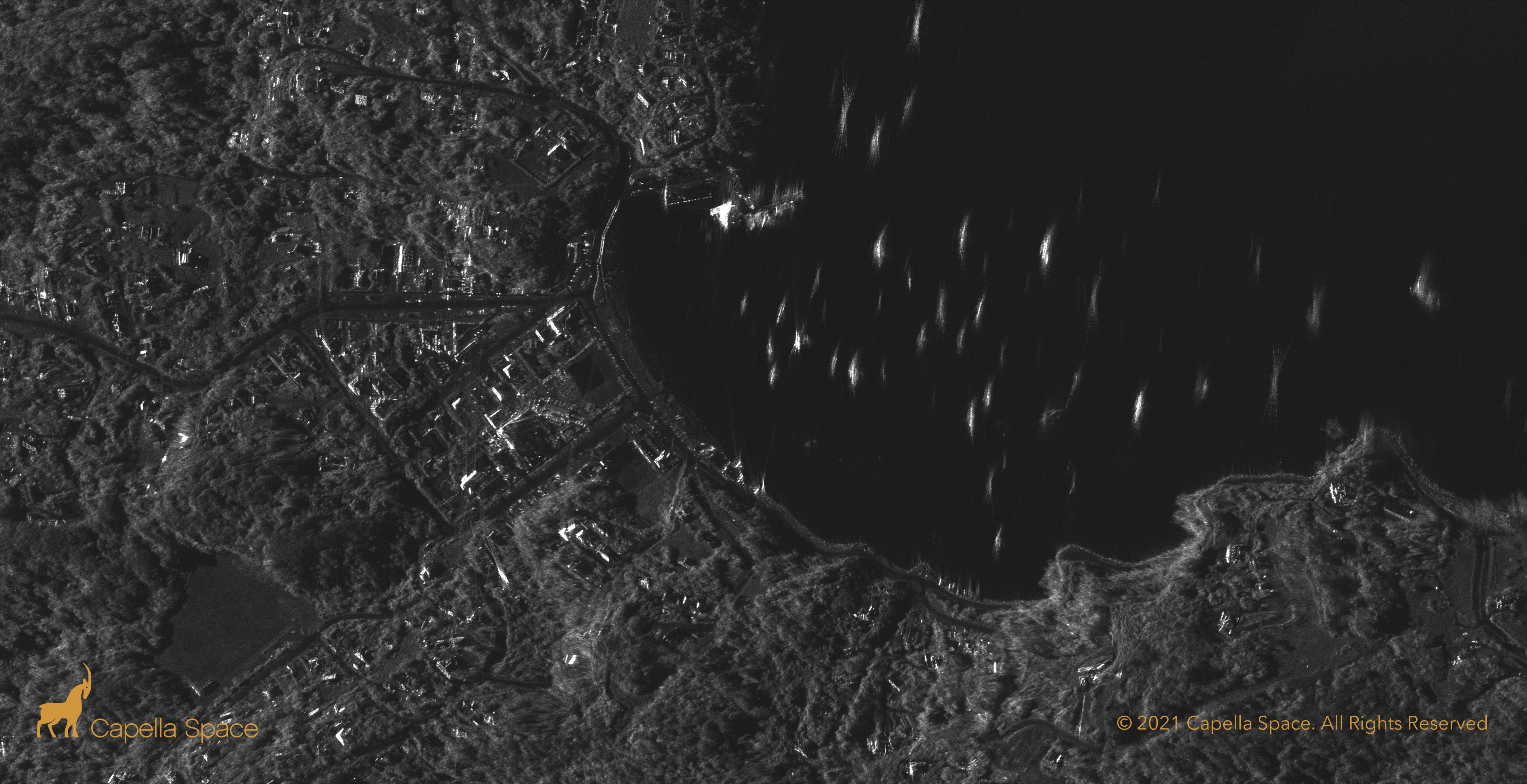 Oban Stewart Island NZ satellites picture